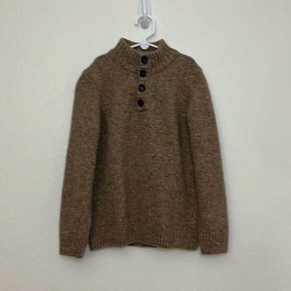 Luca Nobili Made in Italy Wool Blend Sweater womans Sz Medium Brown - Picture 1 of 11